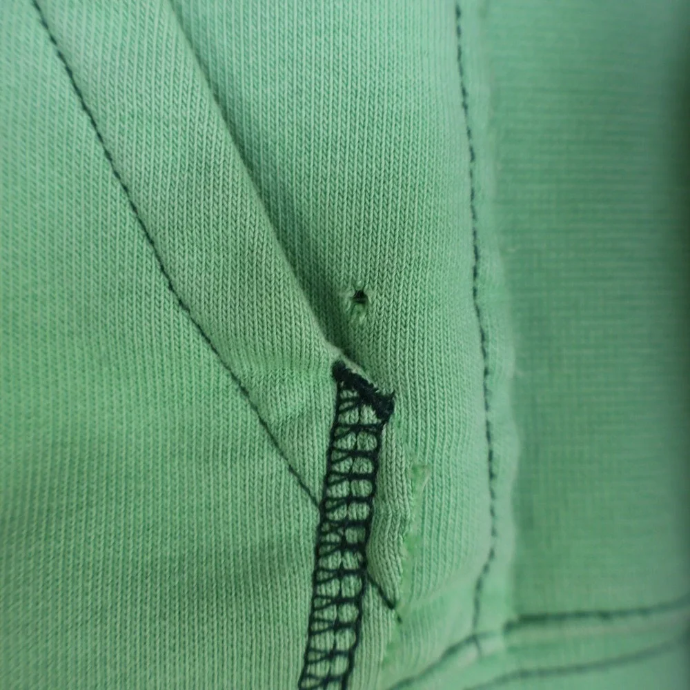 Vintage Y2K Nike Sportswear Full‎ Zip Jacket XS Green Gold Swoosh Fleece